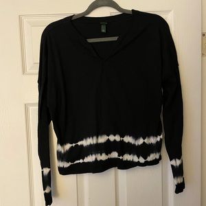 Long sleeve crop top